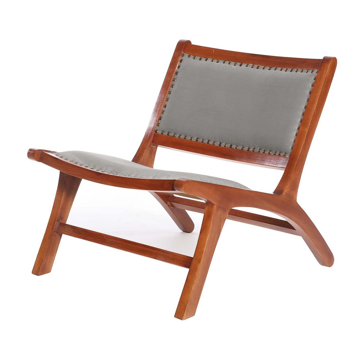 LATAM HOME - Sitial Hannover Tela Velvet Gris