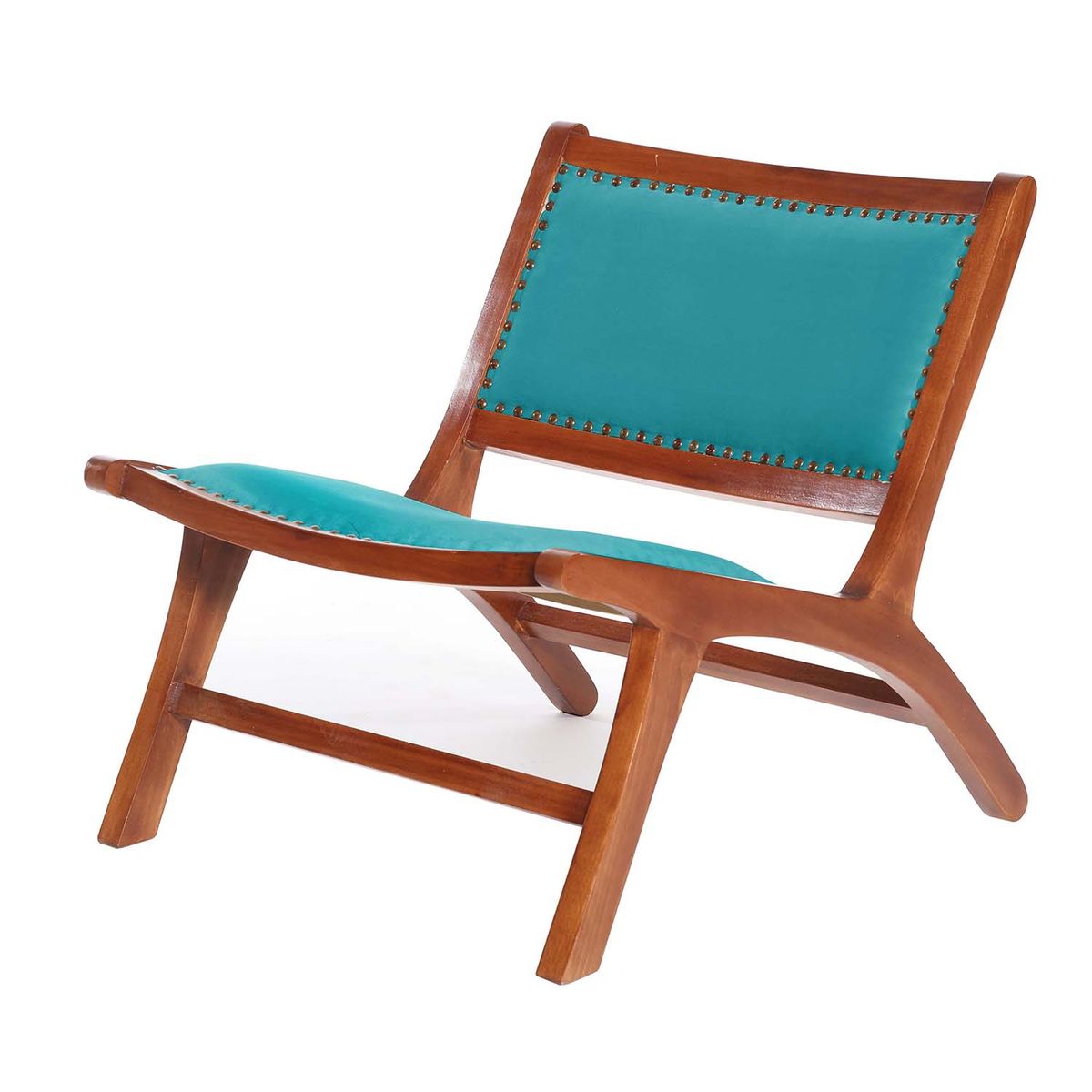 LATAM HOME - Sitial Hannover Tela Velvet Turquesa