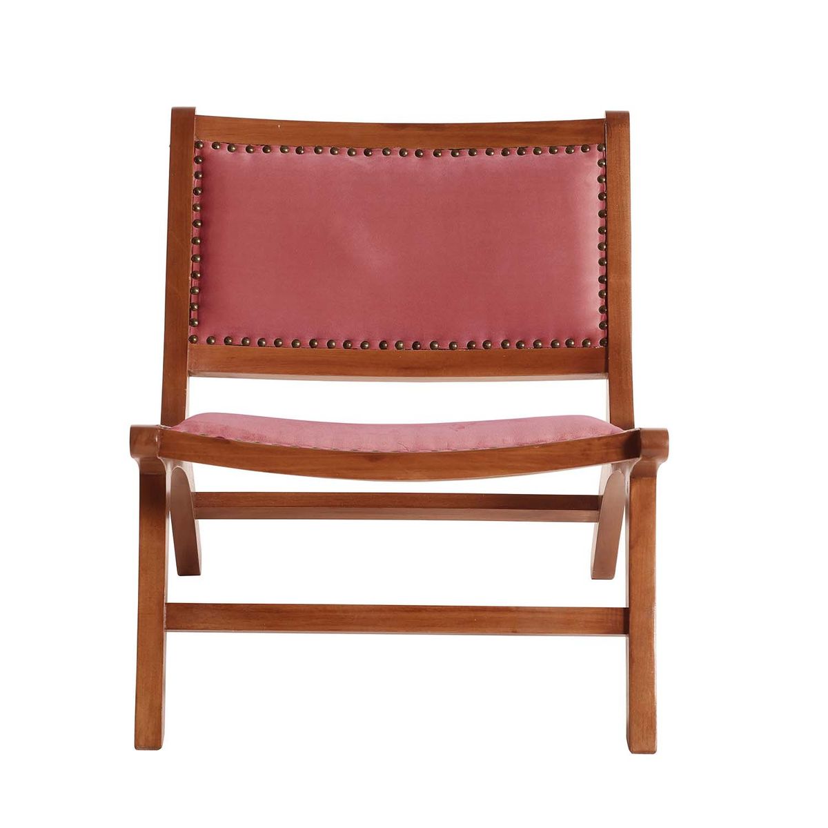 LATAM HOME - Sitial Hannover Tela Velvet Palo Rosa