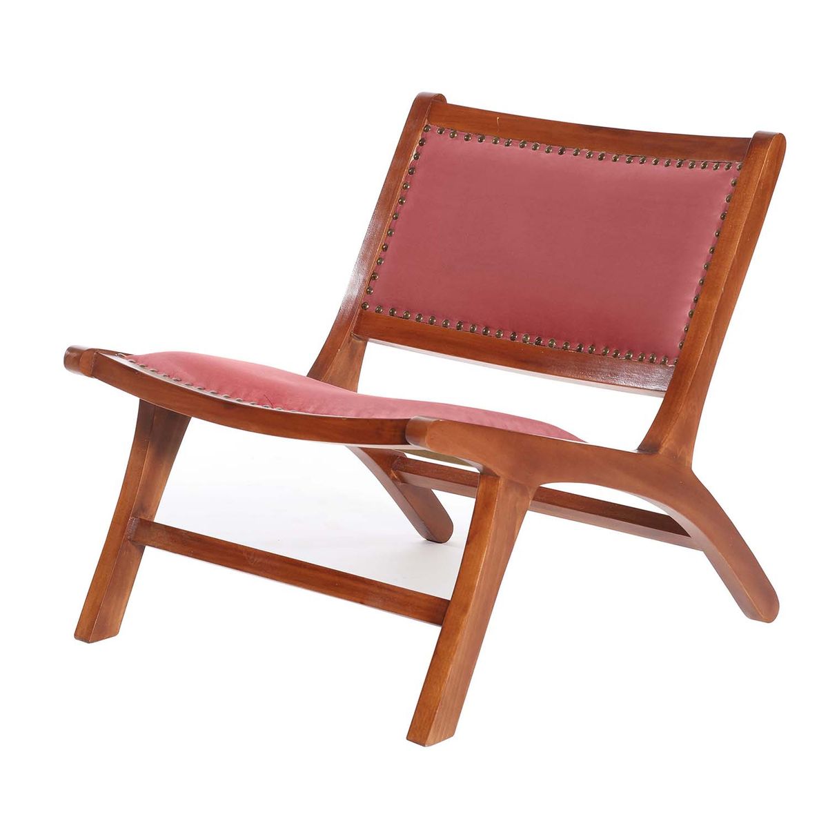 LATAM HOME - Sitial Hannover Tela Velvet Palo Rosa