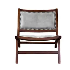 LATAM HOME - Sitial Hannover Cuero Kentucky Gris