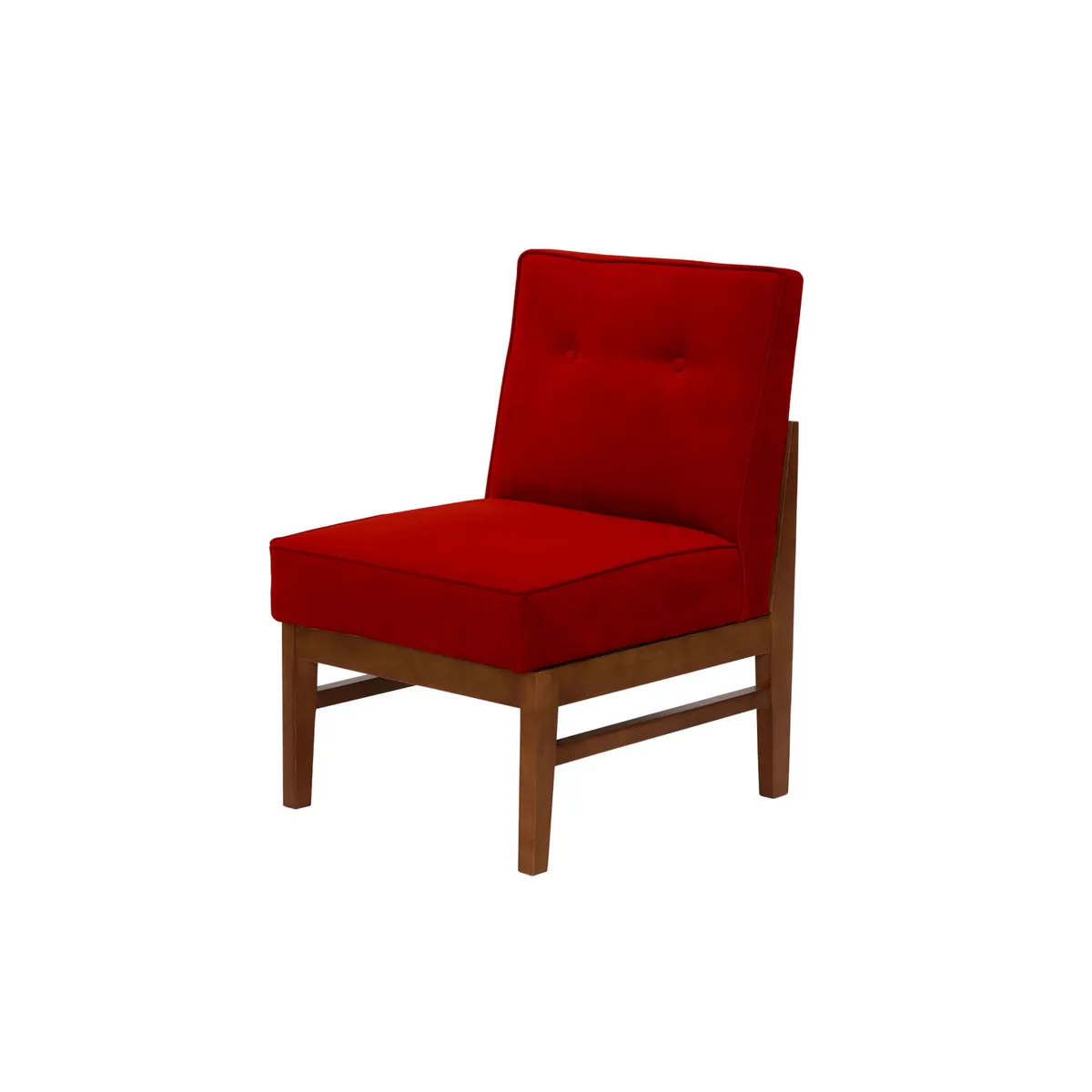 LATAM HOME - Sitial Colonia Tela Velvet Burdeo