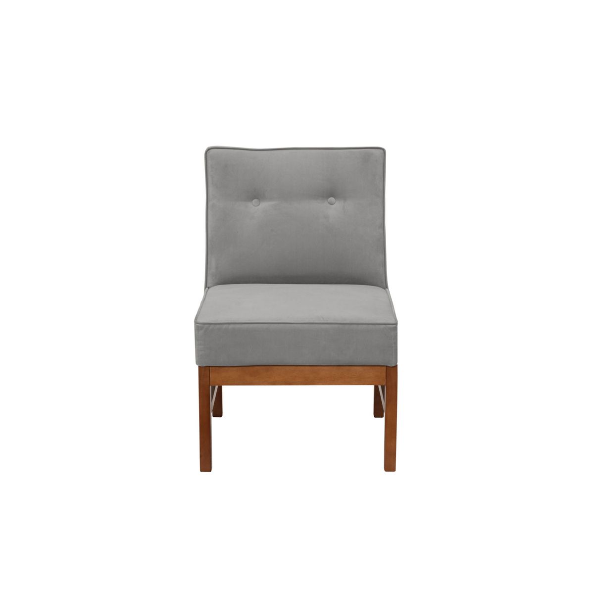 LATAM HOME - Sitial Colonia Tela Velvet Gris