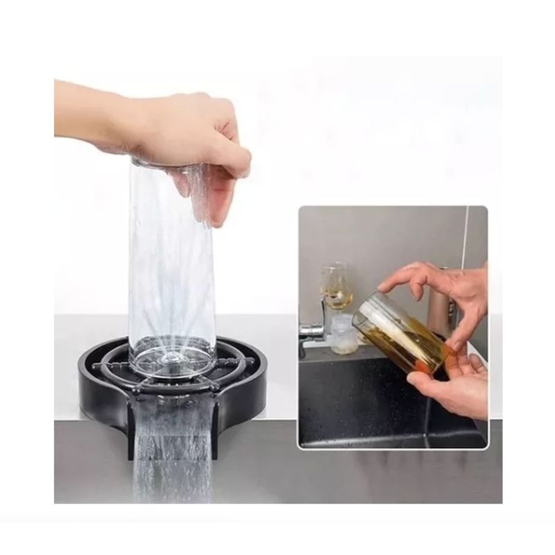 GENERICO - Lavador Limpiador Automático Para Vasos Tazas