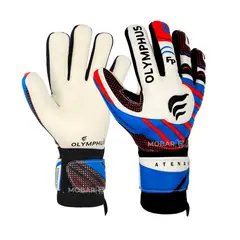 OLYMPHUS - Guantes Arquero con Ferula Atenas Látex Alemán Rojo