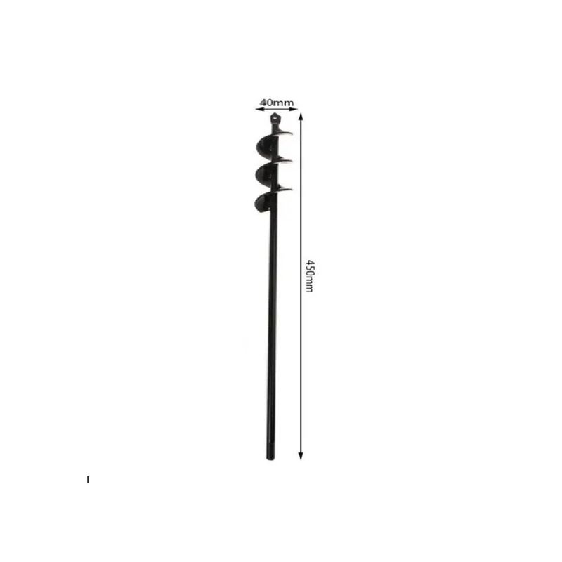GENERICO - Broca Espiral De Acero/carbono Para Jardinería/maceta 4X45cm GENERICO