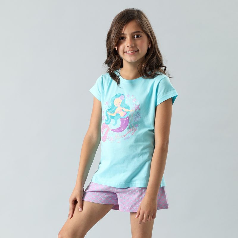 FLORES - Pijama 2P M/Corta - Short