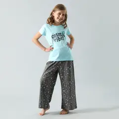 FLORES - Pijama 2P M/Corta - Pantalon