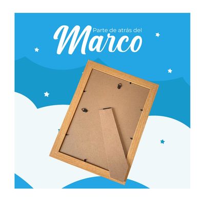 Imagen 2 del producto Cuadro Infantil Ángel de la Guarda Celeste Regalo De Bautizo