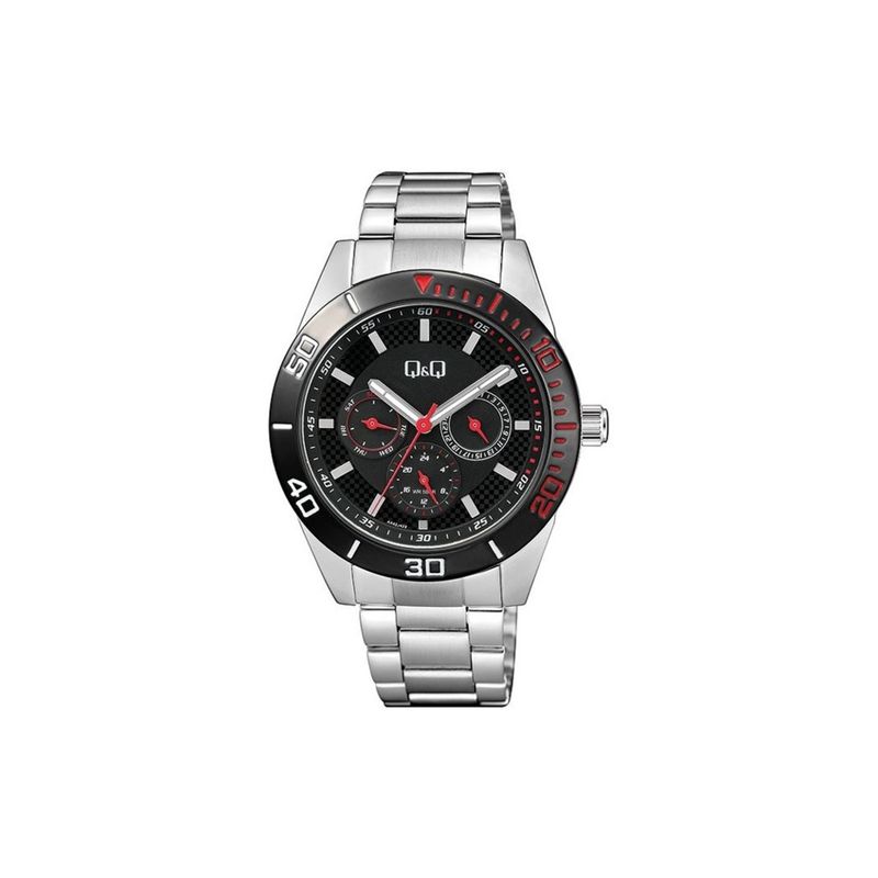 Q&Q - Reloj AA42J422Y Análogo Plateado QQ QQ