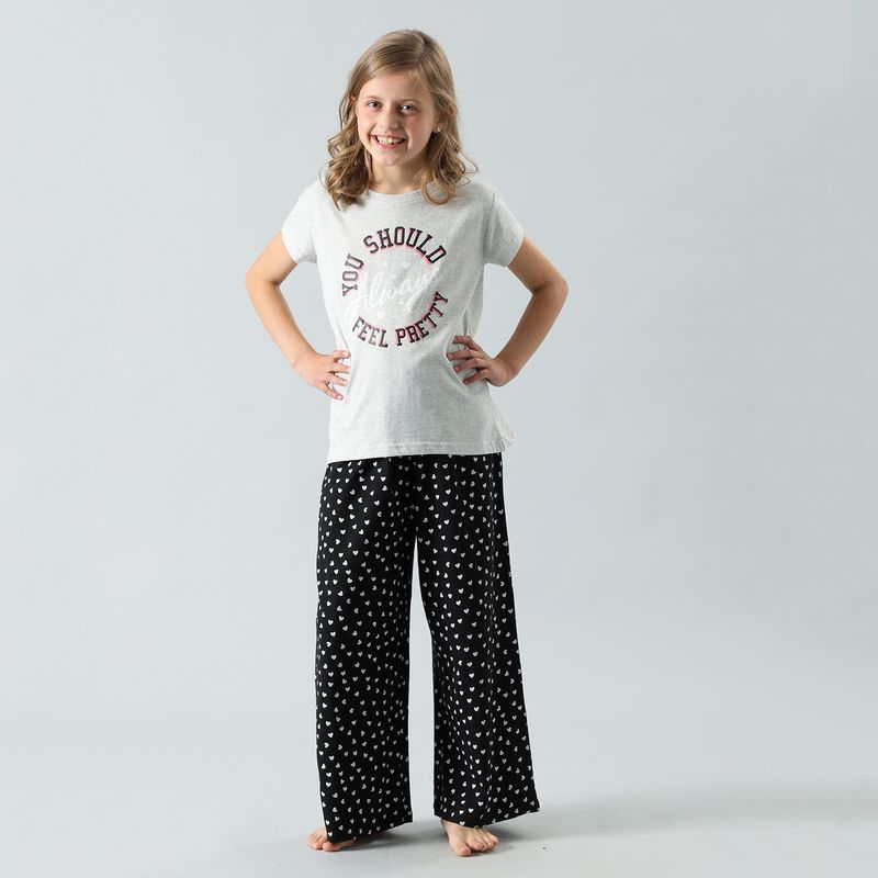 FLORES - Pijama 2P M/Corta - Pantalon