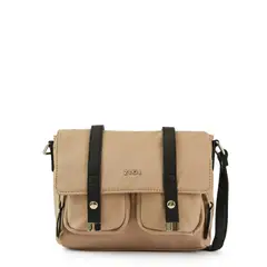 ZIOL - Cartera bandolera con tapa mediana erzurum taupe