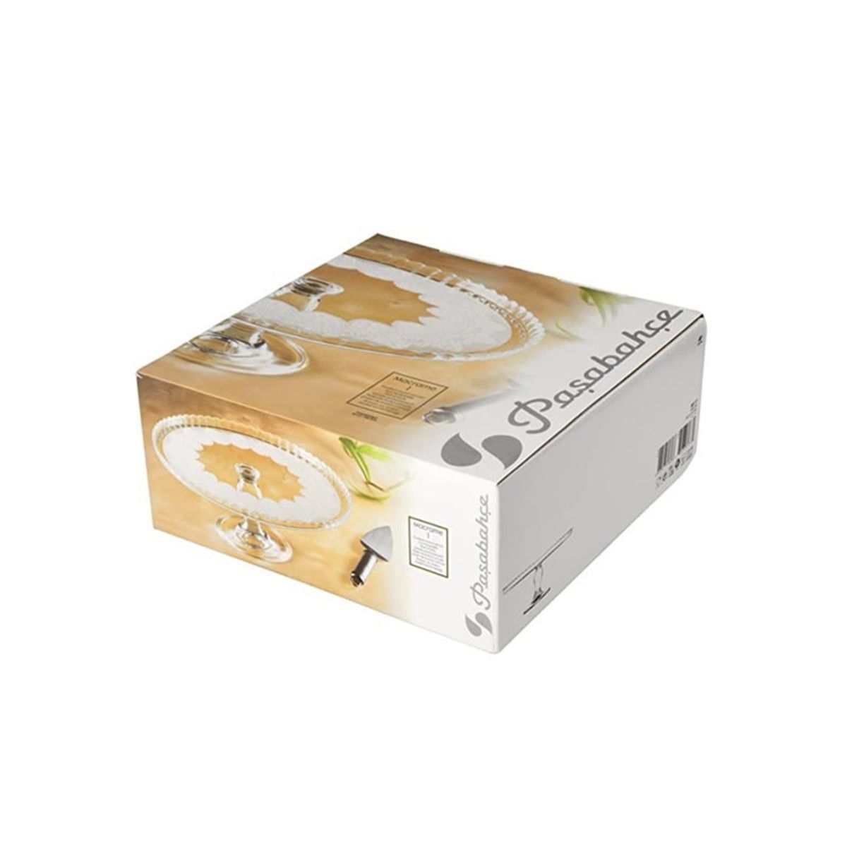 PASABAHCE - Tortero Con Pedestal De 32 Cm. Linea Patisserie IMAHE