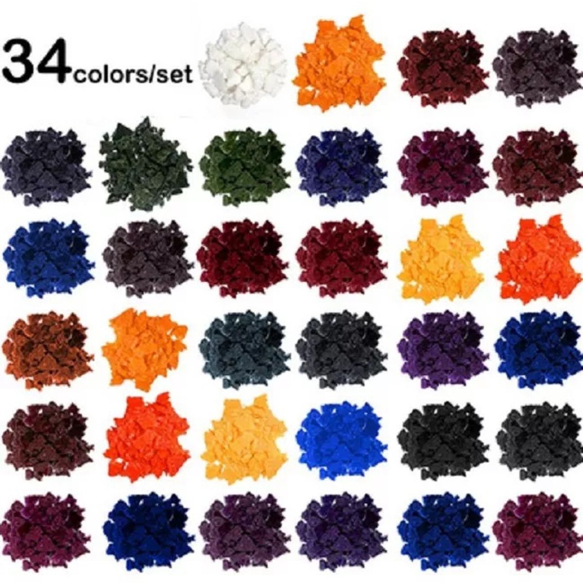 GENERICO - Colorante Para Vela Y Jabón Pigmento Colores Crema 34 Pcs