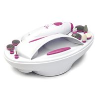 Kit 11 En 1 Manicure Pedicure Secador De Uñas Nail Spa