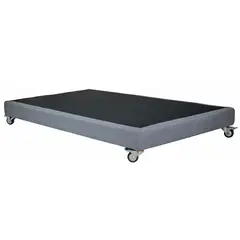 BLOCCARE - Base de Cama Refuerzo Emma 1.5 Plaza de 190 cm Ruedas Caster Deluxe