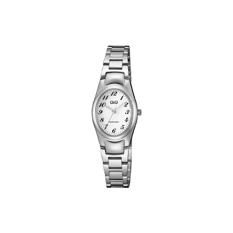 Q&Q - Reloj Q20A-004PY Análogo Plateado QQ