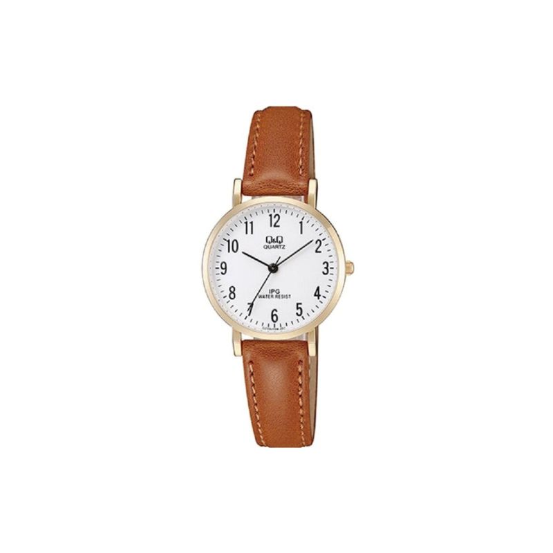 Q&Q - Reloj QZ03J104Y Análogo Café QQ