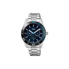 Q&Q - Reloj AA42J412Y Análogo Plateado QQ QQ