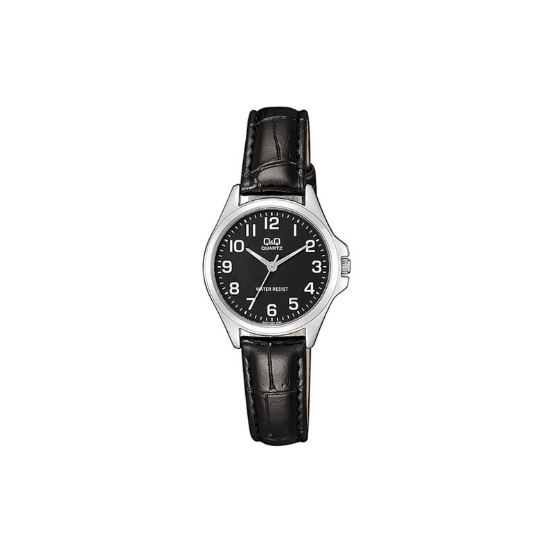 Q&Q - Reloj QA07J305Y Análogo Negro QQ