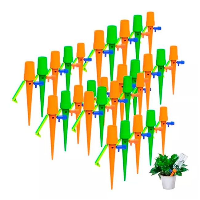 OFERTABKN - Pack 30 Estacas Riego Por Goteo Automatico Plantas Jardin