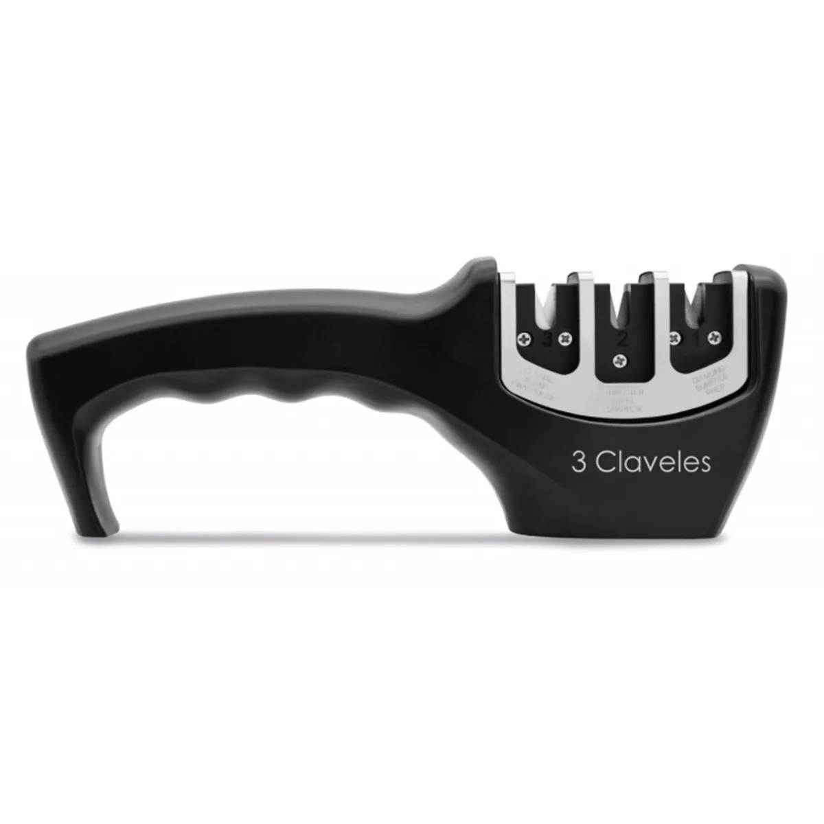 3 CLAVELES - Afilador de Cuchillo 20 CMS. 3 en 1