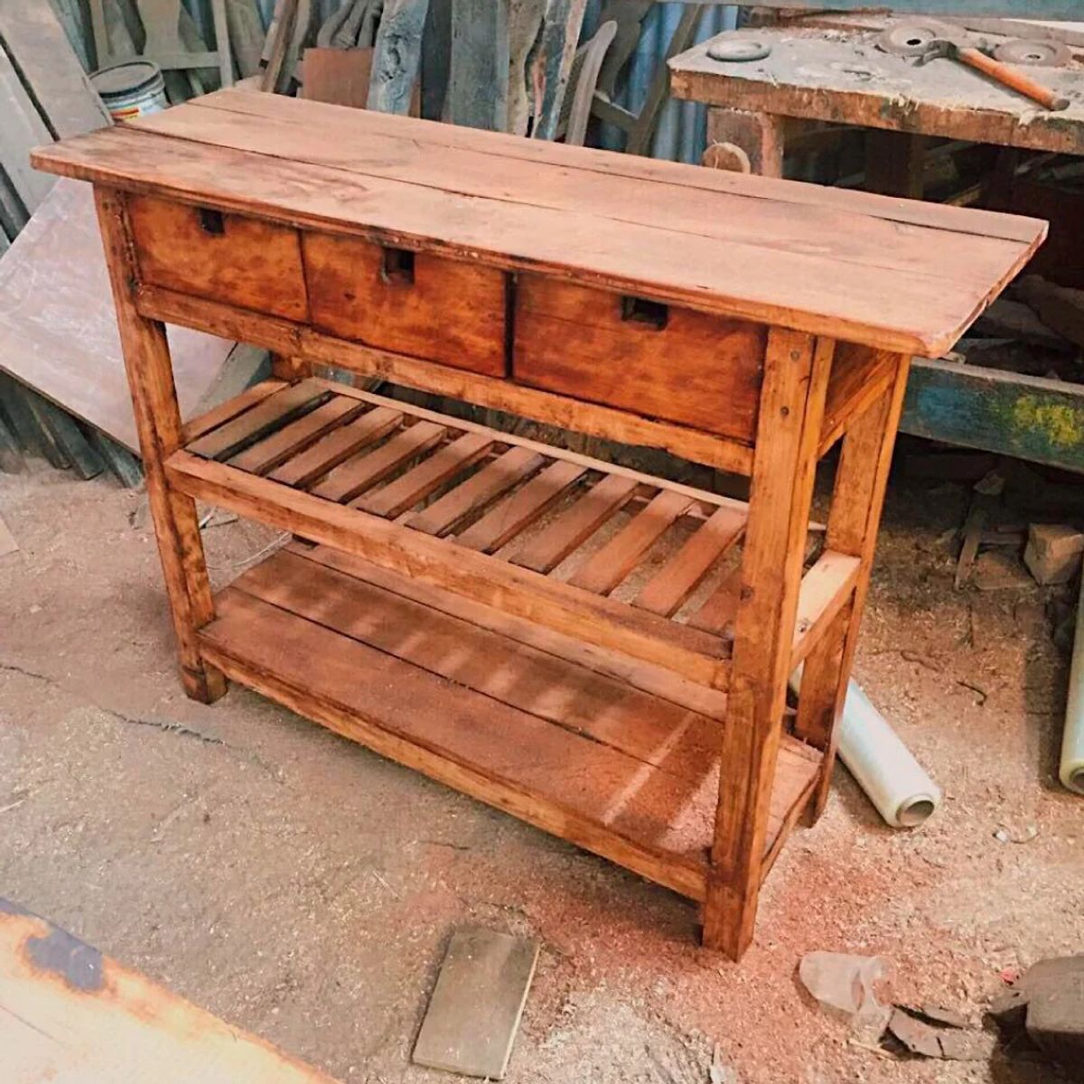 NOWU HOGAR - Arrimo Rústico Cajones