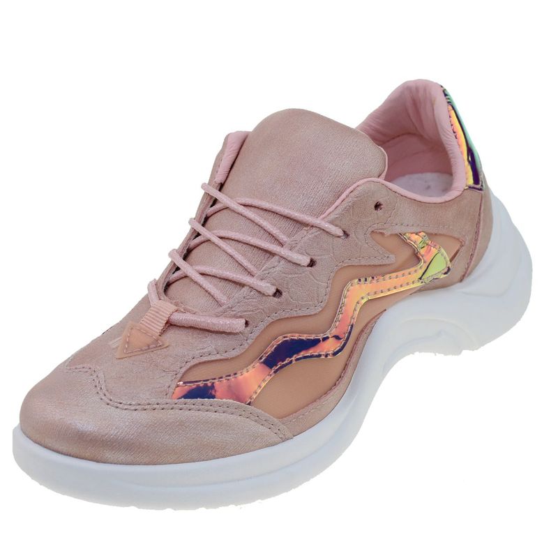 GENERICO - Zapatilla Casual Para Mujer Color Rosado