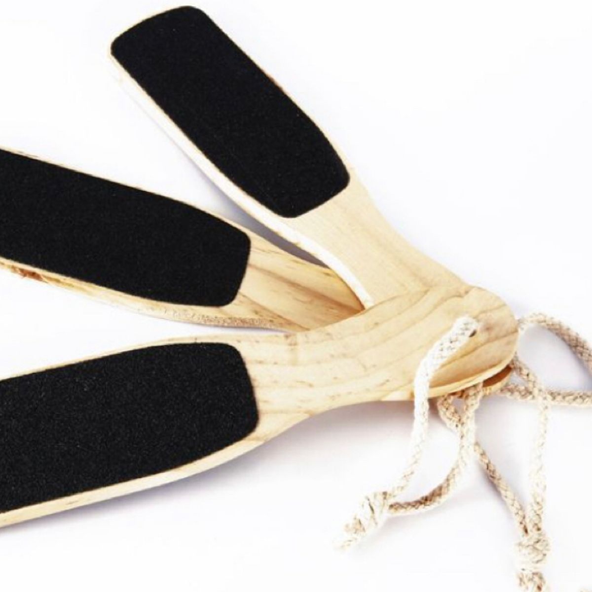 GENERICO - Pack X 6 Limas Para Pies Mango Madera