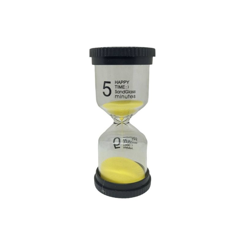 U BUY - Mini Reloj De Arena Temporizador Con Base Plastica 5 Min