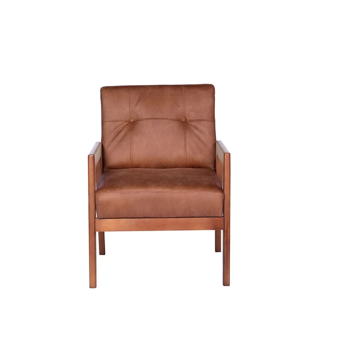 LATAM HOME - Sitial Munich Cuero Kentucky Café Claro