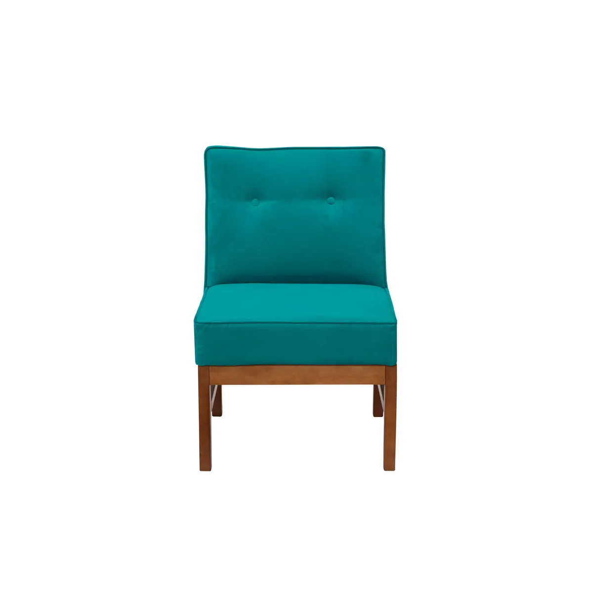 LATAM HOME - Sitial Colonia Tela Velvet Turquesa