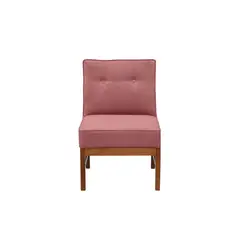 LATAM HOME - Sitial Colonia Tela Velvet Palo Rosa