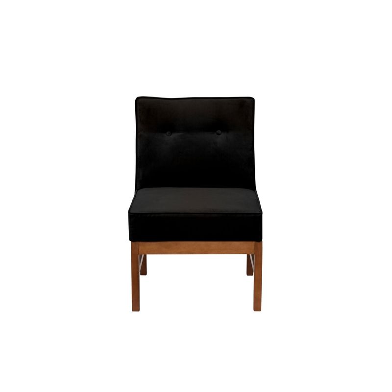 LATAM HOME - Sitial Colonia Tela Velvet Negro