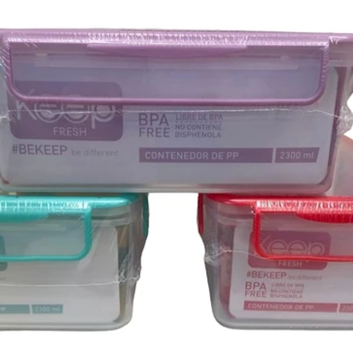 KEEP - CONTENEDOR HERMETICO PP RECTANGULAR 2300ML KEEP