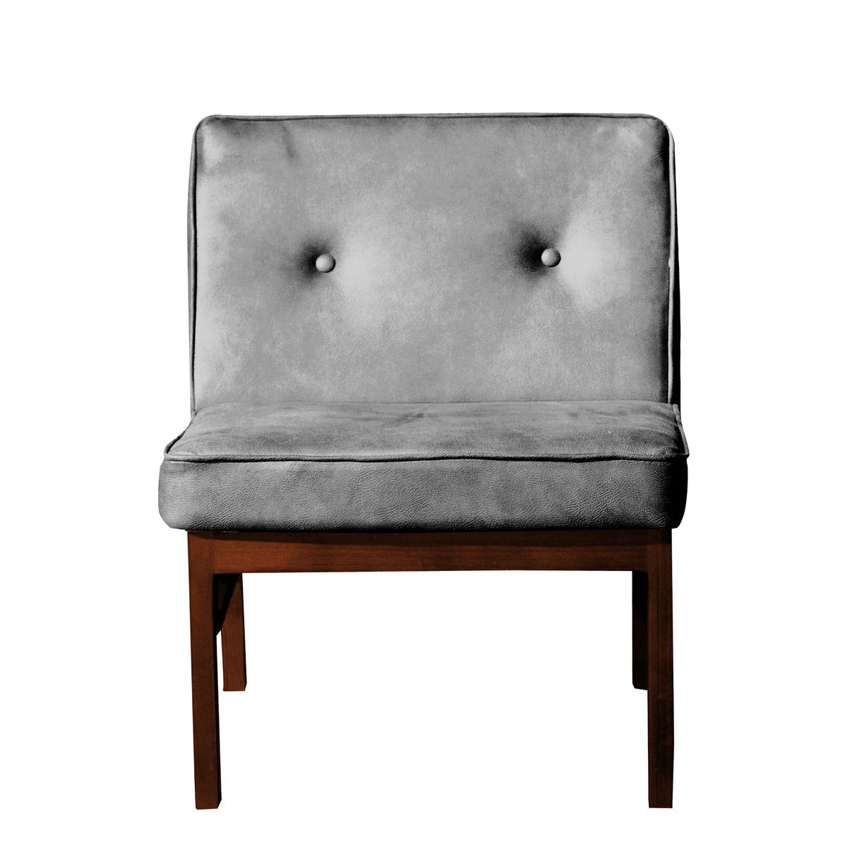 LATAM HOME - Sitial Colonia Cuero Kentucky Gris