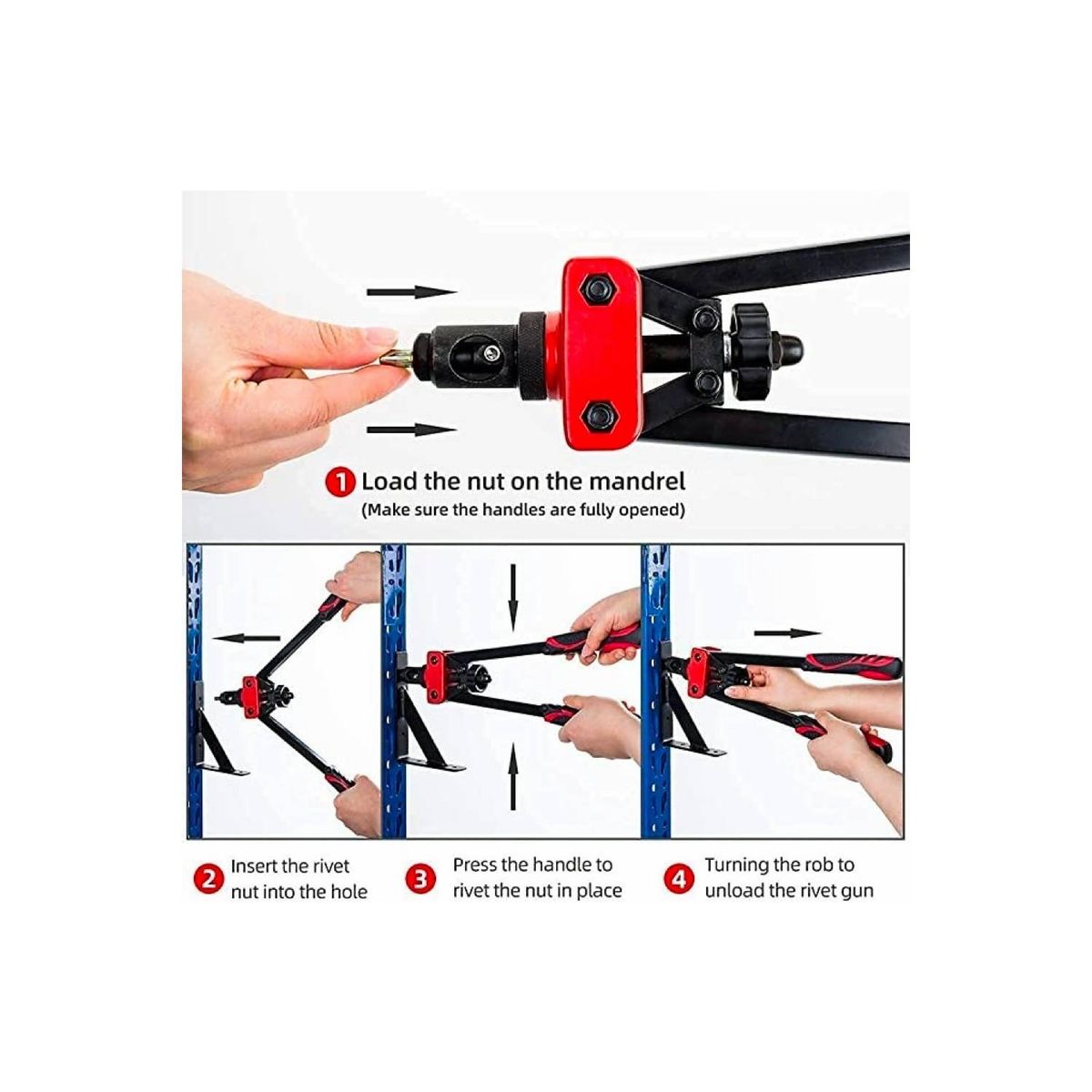 QUICK - Quick Remachadora De Tuercas M3-m10