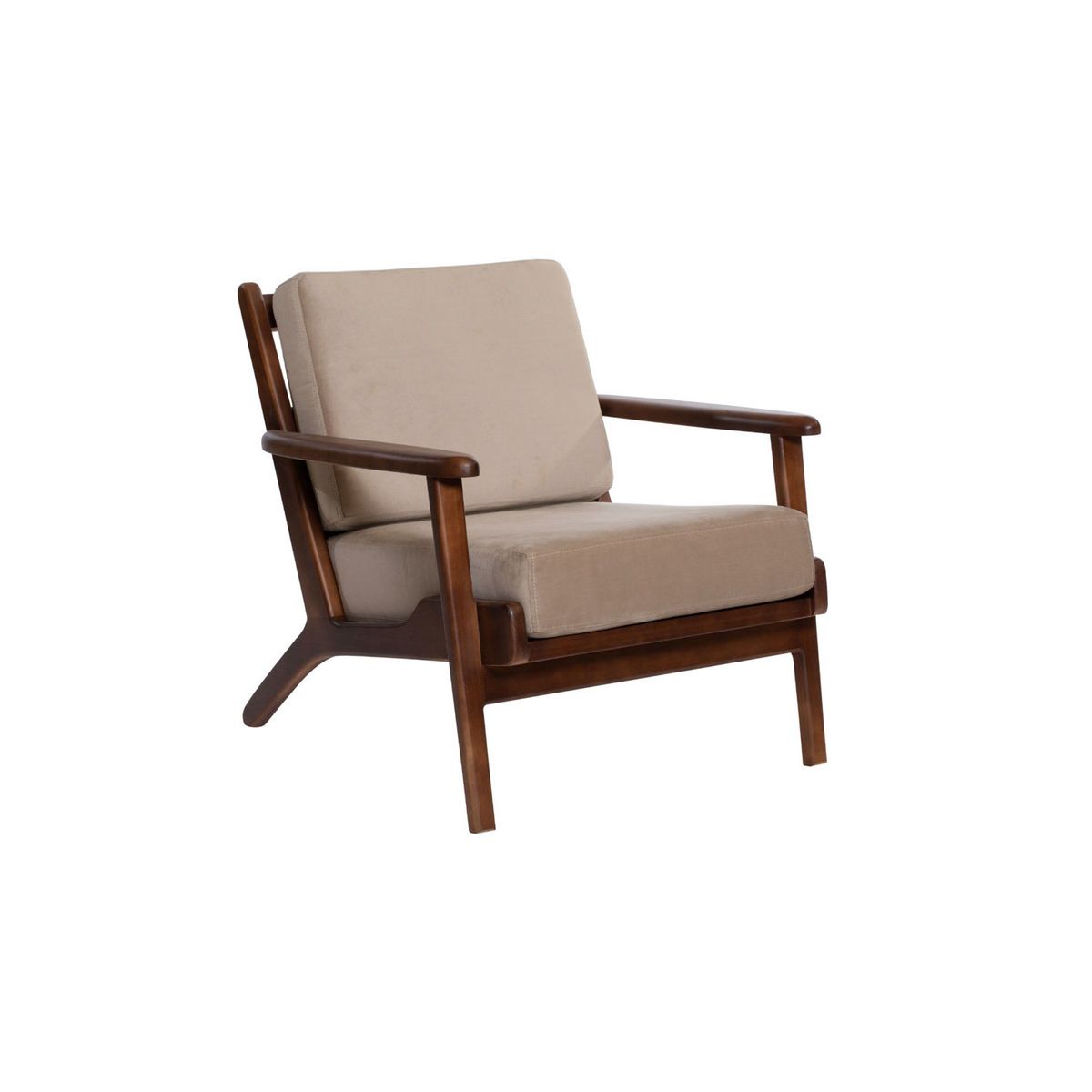 LATAM HOME - Sitial Neuss Tela Velvet Beige.