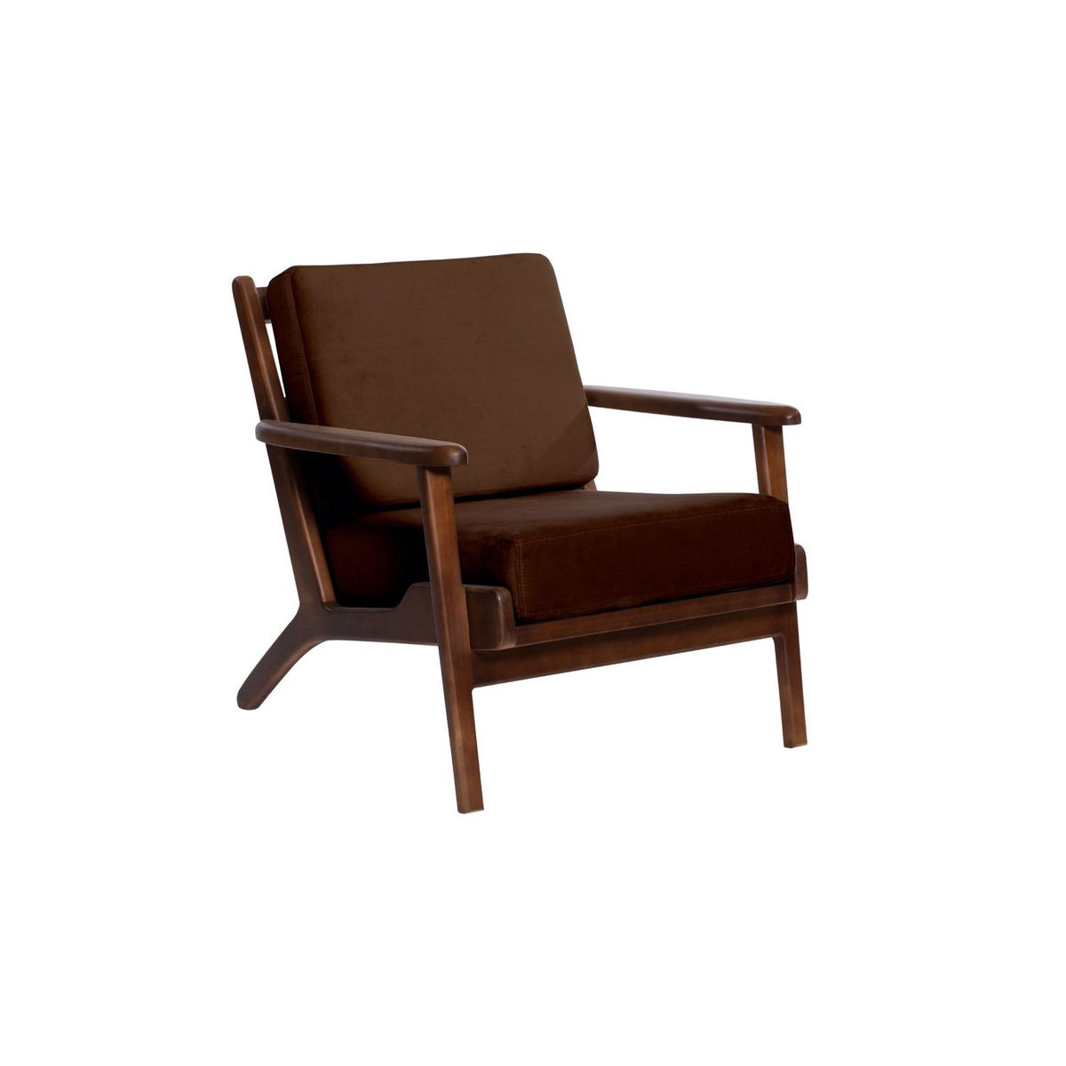 LATAM HOME - Sitial Neuss Tela Velvet Chocolate