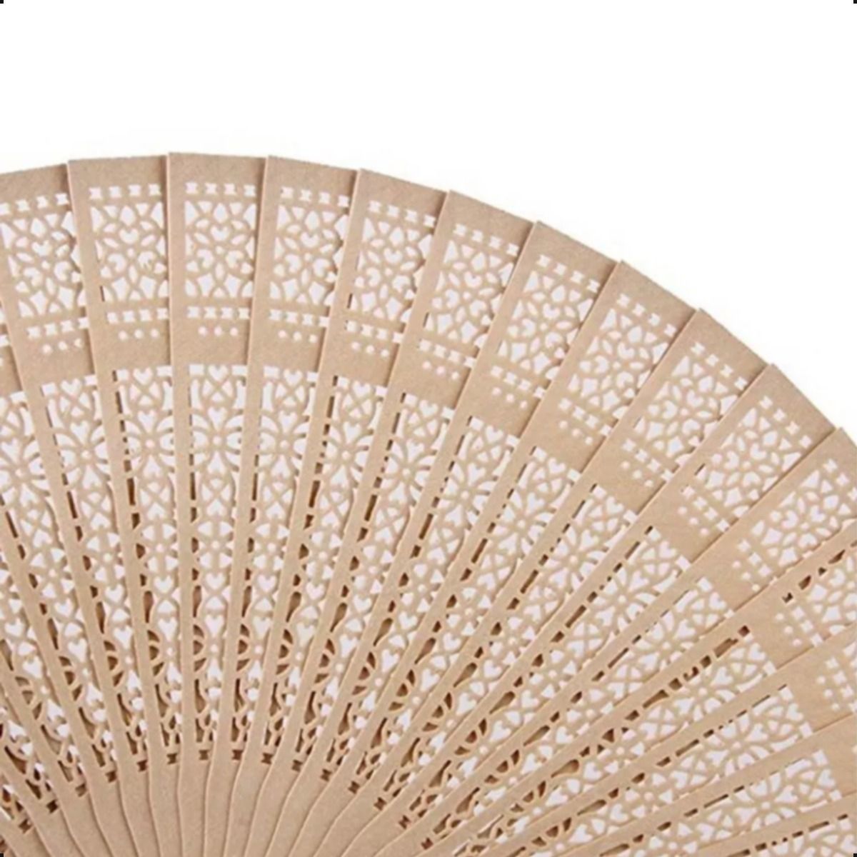 U BUY - Abanico Madera Pack 30 Unidades Suministro Boda Fiesta