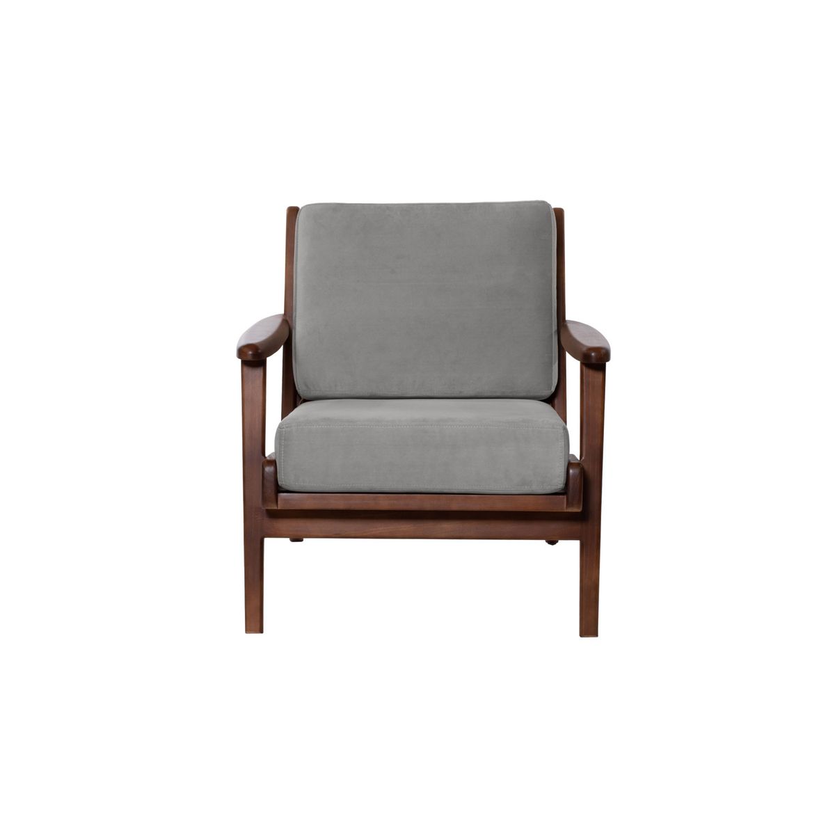 LATAM HOME - Sitial Neuss Tela Velvet Gris