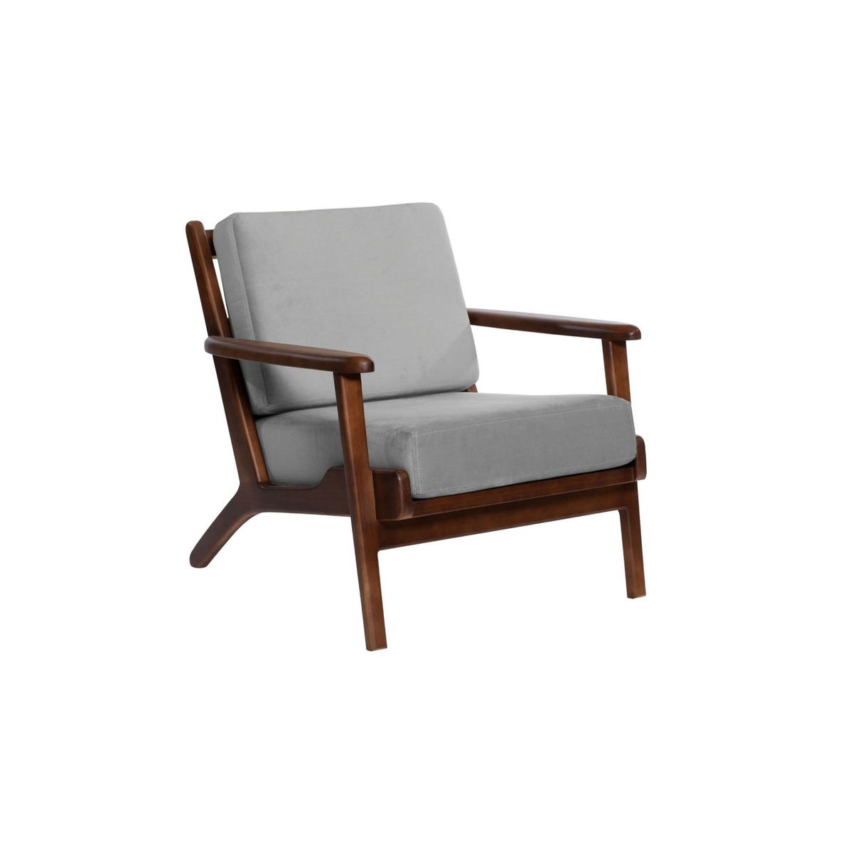 LATAM HOME - Sitial Neuss Tela Velvet Gris