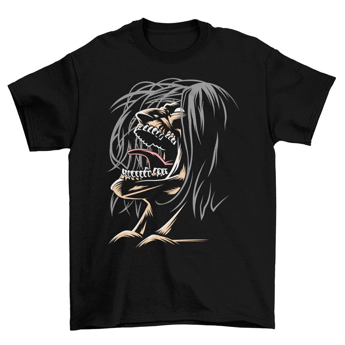 TELAESTAMPO - POLERA ANIME ATTACK ON TITAN - ATAQUE DE TITANES POLERA D4
