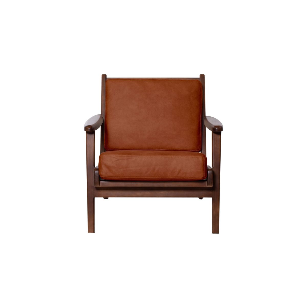 LATAM HOME - Sitial Latam Home Neuss Cuero Café Claro Con Brazos