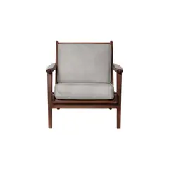 LATAM HOME - Sitial Neuss Cuero Kentucky Gris