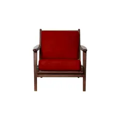 LATAM HOME - Sitial Neuss Cuero Kentucky Rojo