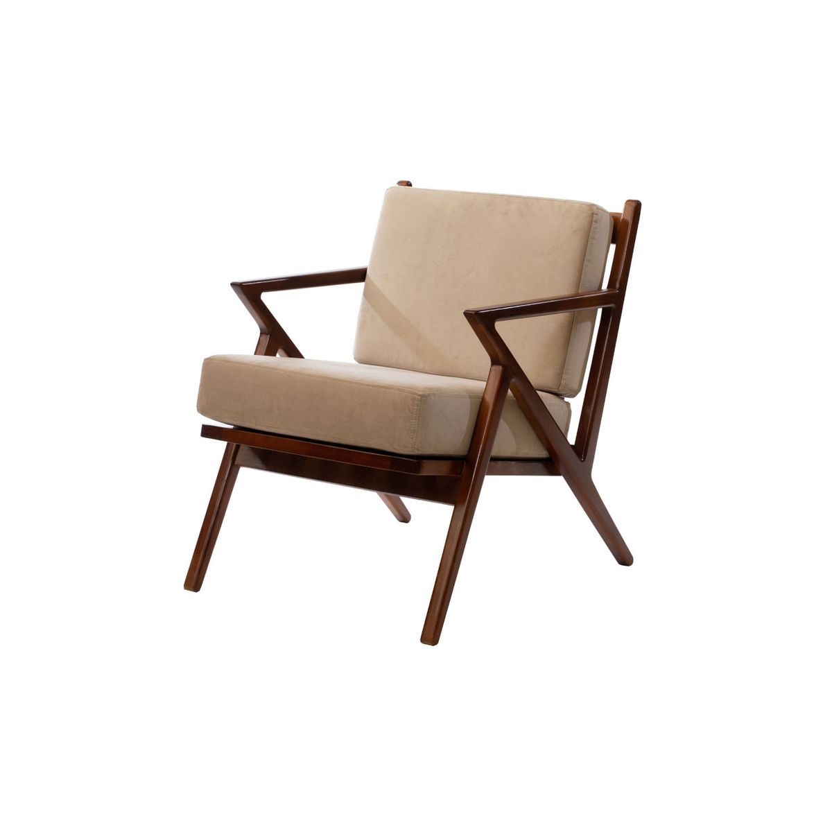 LATAM HOME - Sitial Bremen Tela Velvet Beige