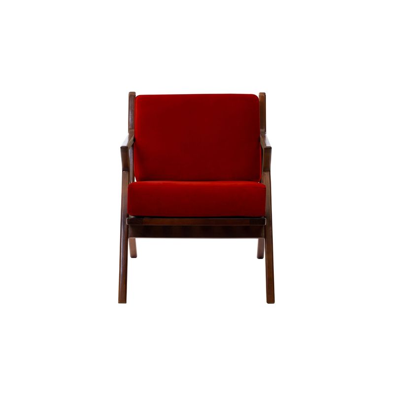 LATAM HOME - Sitial Bremen Tela Velvet Burdeo