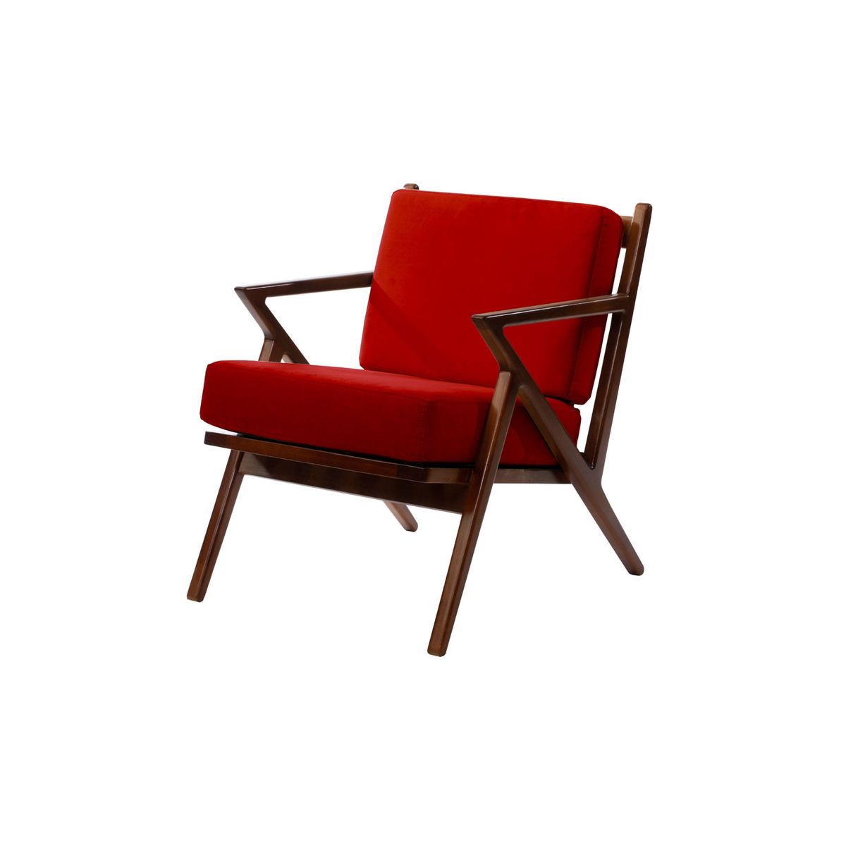 LATAM HOME - Sitial Bremen Tela Velvet Burdeo