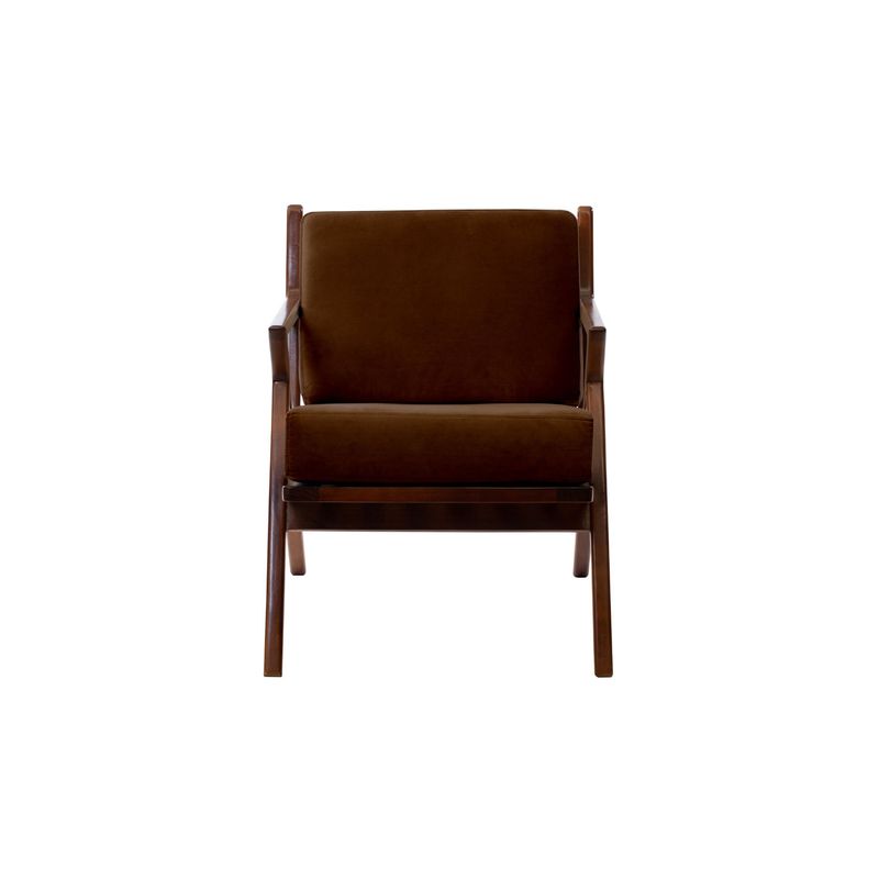 LATAM HOME - Sitial Bremen Tela Velvet Chocolate